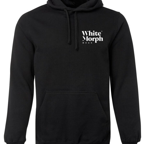 White Morph Mead Hoodie - White Print Thumbnail